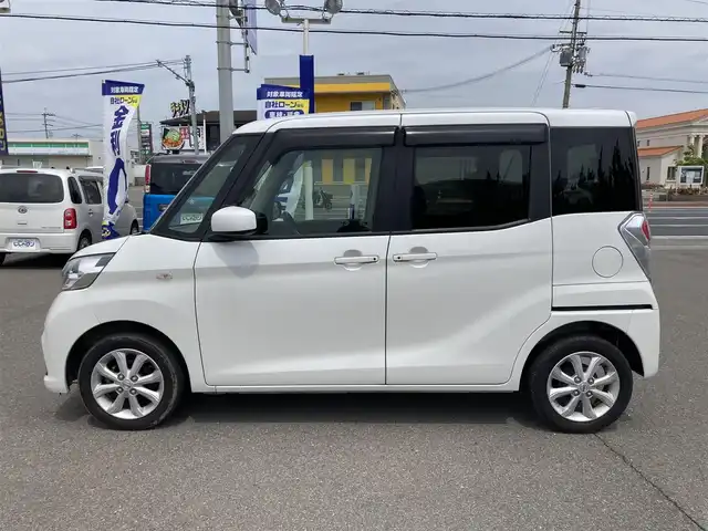 日産 デイズ ルークス X Vセレクション 和歌山県 2019(令1)年 4.8万km ホワイトパール (株)IDOMが運営する【じしゃロン和歌山店】の自社ローン専用車両になります。こちらは現金またはオートローンご利用時の価格です。自社ローンご希望の方は別途その旨お申付け下さい/【じしゃロン個店占有の為　落札禁止】/純正14インチAW/アラウンドビューモニター/前方ドライブレコーダー/両側パワースライドドア/純正メモリナビ/フルセグテレビ/盗難防止装置/横滑り防止装置/衝突被害軽減システム/ダブル＋サイドエアバッグ/アイドリングストップ/純正フロアマット/スマートキー