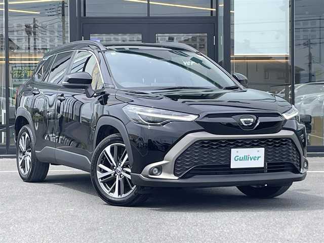 トヨタ カローラ クロス ハイブリッド Z 茨城県 2024(令6)年 1.7万km アティチュードブラックマイカ 純正ディスプレイオーディオ/【AM・FM・TV・BT・USB・Miracast】/パワーシート/シートヒーター/電動リアゲート/ルーフレール/レーダークルコン/ETC/Bカメラ/前後コーナーセンサー/ステリモ/オートライト/オートハイビーム/Fフォグ/LEDライト/純正アルミホイール/横滑り防止装置/レーンキープアシスト/衝突被害軽減システム