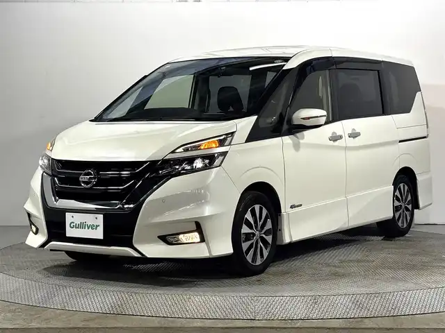 日産 セレナ ハイウェイスター G プロパイロットED 大阪府 2016(平28)年 7万km ブリリアントホワイトパール ProPILOT 純正9incナビTV 後席モニター ETC 両側パワースライドドア 衝突軽減 レーダーC クリアランスソナー レーンアシスト ドラレコ