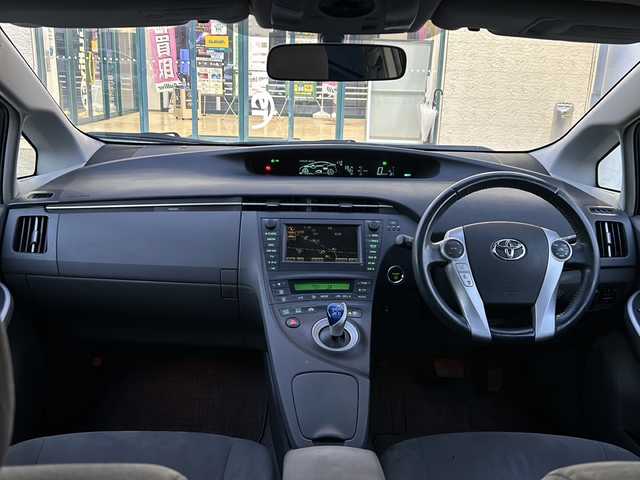 トヨタ プリウス G 愛知県 2009(平21)年 13.3万km シルバーM サンルーフ/純正メーカーナビ/バックカメラ/社外15インチAW/クルーズコントロール/エンジンスタートボタン/スマートキー/スペアキー/保証書/取扱説明書/ユーザー買取車