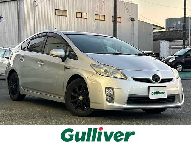 トヨタ プリウス G 愛知県 2009(平21)年 13.3万km シルバーM サンルーフ/純正メーカーナビ/バックカメラ/社外15インチAW/クルーズコントロール/エンジンスタートボタン/スマートキー/スペアキー/保証書/取扱説明書/ユーザー買取車