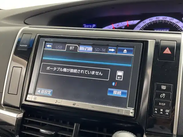 トヨタ エスティマ アエラス プレミアムエディション 群馬県 2013(平25)年 8.2万km ブラック 純正８型ナビ　純正１１型後席モニター　バックカメラ　クルーズコントロール　両側電動スライドドア　パワーシート　ハーフレザーシート　ドライブレコーダー　ＥＴＣ　ＨＩＤライト　コーナーセンサー　禁煙車