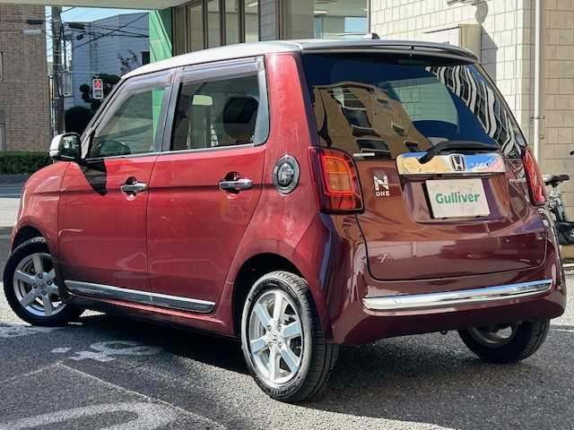 ホンダ Ｎ ＯＮＥ プレミアム 東京都 2016(平28)年 6.2万km プレミアムディープロッソパール 純正ナビ(ワンセグ、CD、DVD、Bluetooth)/バックカメラ/エコモード/横滑り防止/アイドリングストップ/ドライブレコーダー/保証書/取扱説明書/記録簿/スペアキー1本