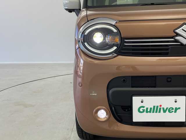 スズキ ワゴンＲ スマイル HYBRID X 茨城県 2024(令6)年 0.5万km ピンク 純正ディスプレイオーディオナビ　パノラミックビューモニタ－　フルセグＴＶ　両側電動スライドドア　追従クルコン　シートヒーター　衝突軽減ブレーキ　ＬＥＤライト　スマートキー　プッシュスタート　禁煙車