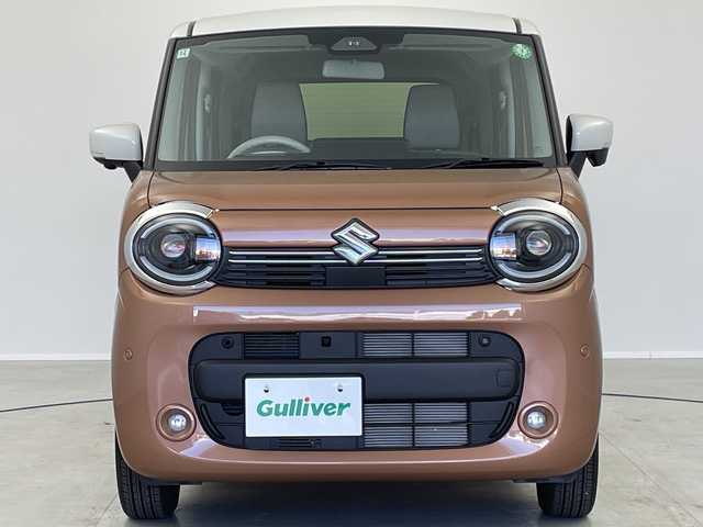 スズキ ワゴンＲ スマイル HYBRID X 茨城県 2024(令6)年 0.5万km ピンク 純正ディスプレイオーディオナビ　パノラミックビューモニタ－　フルセグＴＶ　両側電動スライドドア　追従クルコン　シートヒーター　衝突軽減ブレーキ　ＬＥＤライト　スマートキー　プッシュスタート　禁煙車