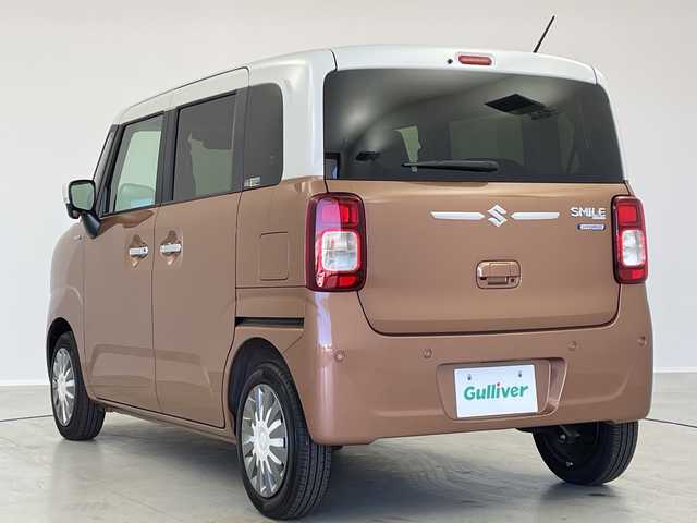 スズキ ワゴンＲ スマイル HYBRID X 茨城県 2024(令6)年 0.5万km ピンク 純正ディスプレイオーディオナビ　パノラミックビューモニタ－　フルセグＴＶ　両側電動スライドドア　追従クルコン　シートヒーター　衝突軽減ブレーキ　ＬＥＤライト　スマートキー　プッシュスタート　禁煙車