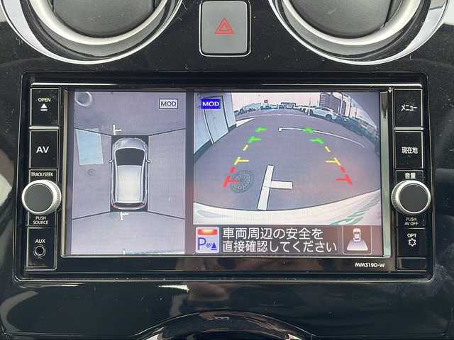 日産 ノート e－パワー X Vセレクション 山口県 2019(令1)年 6.8万km パール 純正SDナビ【MM319D-W】/　Bluetooth、CD、DVD、フルセグテレビ/全方位カメラ/バックカメラ/ETC/ドライブレコーダー【DJ4－D】/クルーズコントロール/純正フロアマット/純正15インチアルミホイール/プッシュスタート/スマートキー/スペアキー/レーンキープアシスト/エマージェンシーブレーキ/盗難防止装置