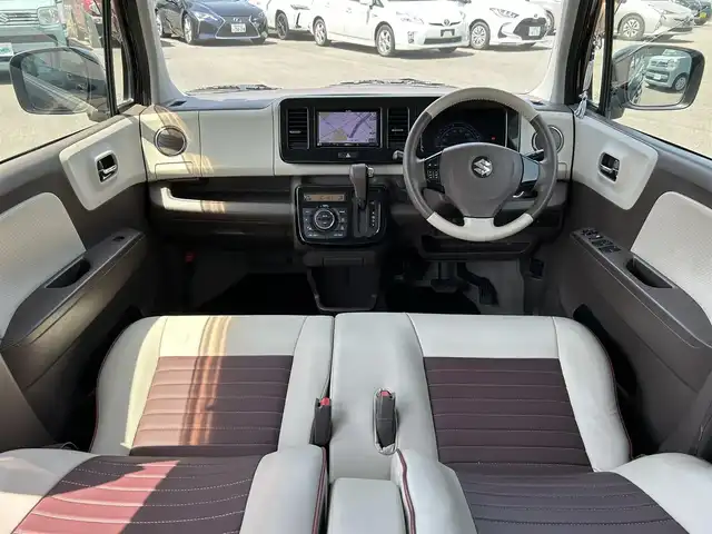 スズキ ＭＲワゴン Wit XS 愛知県 2014(平26)年 6.7万km ミステリアスバイオレットパール メモリーナビ/ワンセグTV/合成皮革シート/アイドリングストップ/純正14インチAW/HIDヘッドライト/フロントフォグランプ/ウィンカードアミラー/ドアバイザー/プッシュスタート/スマートキー/オートエアコン