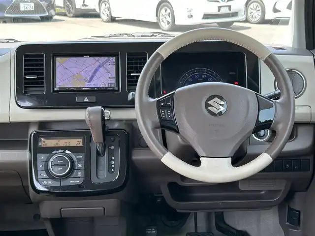 スズキ ＭＲワゴン Wit XS 愛知県 2014(平26)年 6.7万km ミステリアスバイオレットパール メモリーナビ/ワンセグTV/合成皮革シート/アイドリングストップ/純正14インチAW/HIDヘッドライト/フロントフォグランプ/ウィンカードアミラー/ドアバイザー/プッシュスタート/スマートキー/オートエアコン