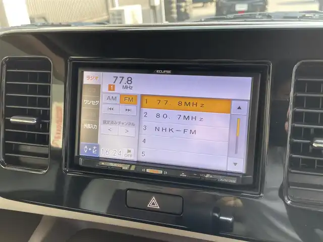 スズキ ＭＲワゴン Wit XS 滋賀県 2014(平26)年 6.7万km ミステリアスバイオレットパール 禁煙車/社外ナビ/（CD/USB/地デジTV）/合皮シート/シートリフター/革巻きステアリング/ステアリングリモコン/HIDヘッドライト/フォグランプ/オートヘッドライト/純正アルミホイール/社外フロアマット/ドアバイザー/アイドリングストップ/スマートキー/プッシュスタート