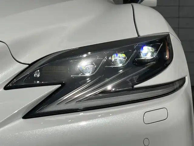 レクサス ＬＳ 500h Fスポーツ 福岡県 2018(平30)年 5.9万km ホワイトノーヴァガラスフレーク TRDエアロ(フロント)/ムーンルーフ/12.3インチメーカーナビ/　(AM/FM/CD/DVD/Bluetooth/Miracast/フルセグTV)/パノラミックビューモニター/バックカメラ/デジタルインナーミラー/レクサスセーフティシステム+A/・プリクラッシュセーフティ/・フロントクロストラフィックアラート/・レーントレーシングアシスト/・アダプティブハイビームシステム/・ロードサインアシスト/・レーダークルーズコントロール/・先行車発進告知/・ドライバー異常時停車支援システム/ブラインドスポットモニター/パワートランクリッド/ヘッドアップディスプレイ/パドルシフト/純正20インチアルミホイール/黒色レザーシート/メモリー付きパワーシート(全席)/シートヒーター/ベンチレーション(全席)/電動リヤサンシェード/ビルトインETC2.0/スペアキー×1/カードキー×1/保証書/取扱説明書/ナビ取扱説明書
