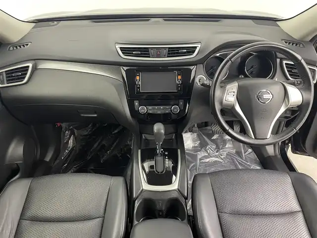 日産 エクストレイル ハイブリッド 20X エマージェンシーブレーキ 埼玉県 2015(平27)年 7.2万km ダイヤモンドブラック 純正ナビ　CD DVD BT　フルセグ　エマージェンシーブレーキ　ETC　バックカメラ　ドラレコ　LEDオートライト　コーナーセンサー　シートヒーター　合皮シート　スペアキー