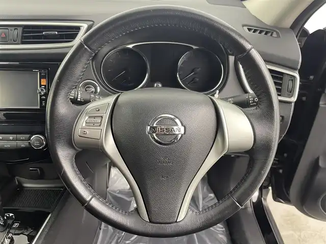 日産 エクストレイル ハイブリッド 20X エマージェンシーブレーキ 埼玉県 2015(平27)年 7.2万km ダイヤモンドブラック 純正ナビ　CD DVD BT　フルセグ　エマージェンシーブレーキ　ETC　バックカメラ　ドラレコ　LEDオートライト　コーナーセンサー　シートヒーター　合皮シート　スペアキー