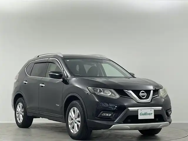 日産 エクストレイル ハイブリッド 20X エマージェンシーブレーキ 埼玉県 2015(平27)年 7.2万km ダイヤモンドブラック 純正ナビ　CD DVD BT　フルセグ　エマージェンシーブレーキ　ETC　バックカメラ　ドラレコ　LEDオートライト　コーナーセンサー　シートヒーター　合皮シート　スペアキー