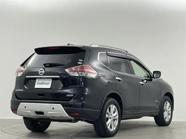 日産 エクストレイル ハイブリッド 20X エマージェンシーブレーキ 埼玉県 2015(平27)年 7.2万km ダイヤモンドブラック 純正ナビ　CD DVD BT　フルセグ　エマージェンシーブレーキ　ETC　バックカメラ　ドラレコ　LEDオートライト　コーナーセンサー　シートヒーター　合皮シート　スペアキー
