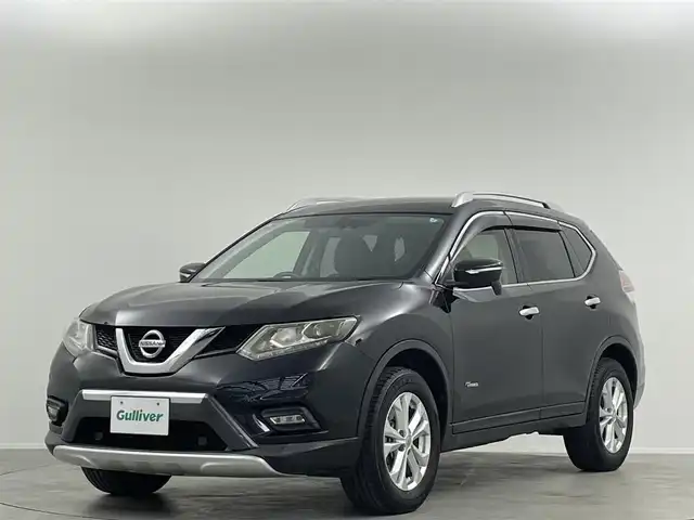 日産 エクストレイル ハイブリッド 20X エマージェンシーブレーキ 埼玉県 2015(平27)年 7.2万km ダイヤモンドブラック 純正ナビ　CD DVD BT　フルセグ　エマージェンシーブレーキ　ETC　バックカメラ　ドラレコ　LEDオートライト　コーナーセンサー　シートヒーター　合皮シート　スペアキー