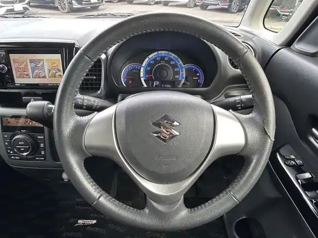 スズキ スペーシア カスタム XS 福島県 2014(平26)年 5.2万km ミステリアスバイオレットパール 純正ナビゲーション/型番：GCX513/【CD/DVD/USB/BT/TV】/バックカメラ/両側電動スライドドア/レーダーブレーキサポート/アイドリングストップ/HIDオートライト/リアドアシェード/純正フロアマット/純正ドアバイザー