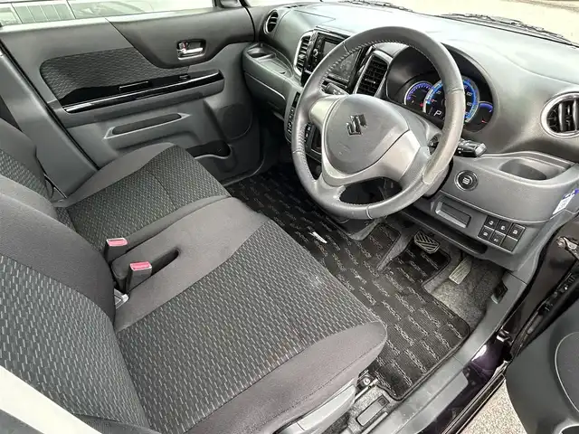 スズキ スペーシア カスタム XS 福島県 2014(平26)年 5.2万km ミステリアスバイオレットパール 純正ナビゲーション/型番：GCX513/【CD/DVD/USB/BT/TV】/バックカメラ/両側電動スライドドア/レーダーブレーキサポート/アイドリングストップ/HIDオートライト/リアドアシェード/純正フロアマット/純正ドアバイザー