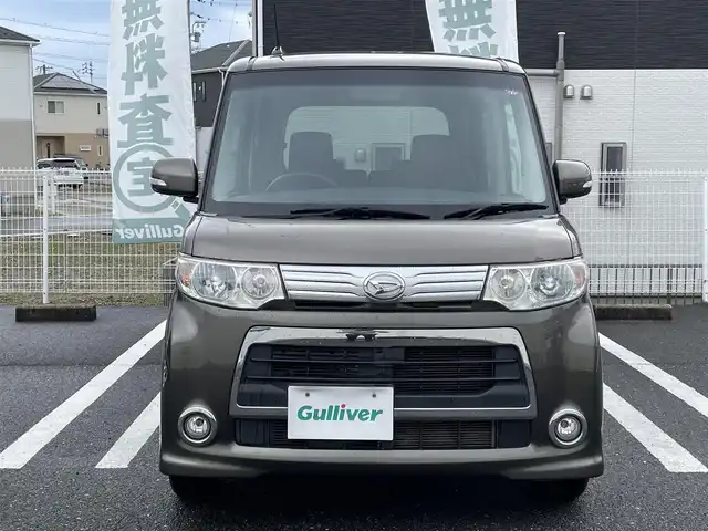 ダイハツ タント カスタム X スペシャル 三重県 2012(平24)年 7万km ブロンズオリーブパールメタリック 登録時走行距離　６９４１０ｋｍ/ワンオーナー/禁煙車/社外ナビ/TV/Bluetooth/AM/FM/CD/DVD/ETC/パワースライドドア（左）/パワーステアリング/パワーウインドウ/純正ホイール/電格ミラー/ドアバイザー/AUTOエアコン