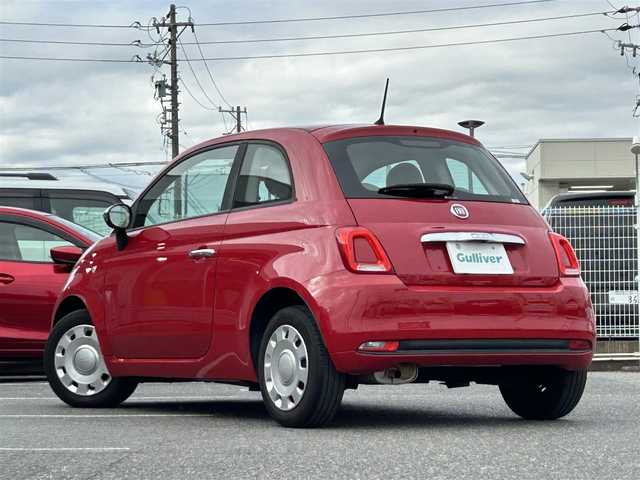 フィアット ５００ スーパーポップ 愛知県 2017(平29)年 6万km 赤 /禁煙/正規ディーラー車//メモリナビ/CD/DVD/SD/BT/MSV//ドライブレコーダー/ETC//革調シートカバー//革巻きステア/ステアスイッチ//キーレスキー//スペアタイヤ//新車時保証書//取扱説明書//ナビ取扱説明書