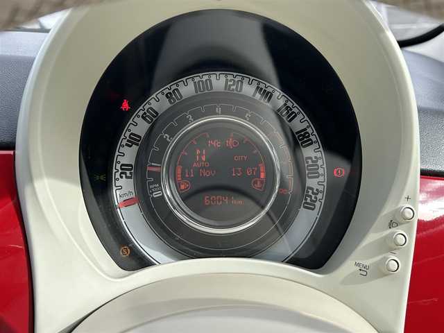 フィアット ５００ スーパーポップ 愛知県 2017(平29)年 6万km 赤 /禁煙/正規ディーラー車//メモリナビ/CD/DVD/SD/BT/MSV//ドライブレコーダー/ETC//革調シートカバー//革巻きステア/ステアスイッチ//キーレスキー//スペアタイヤ//新車時保証書//取扱説明書//ナビ取扱説明書