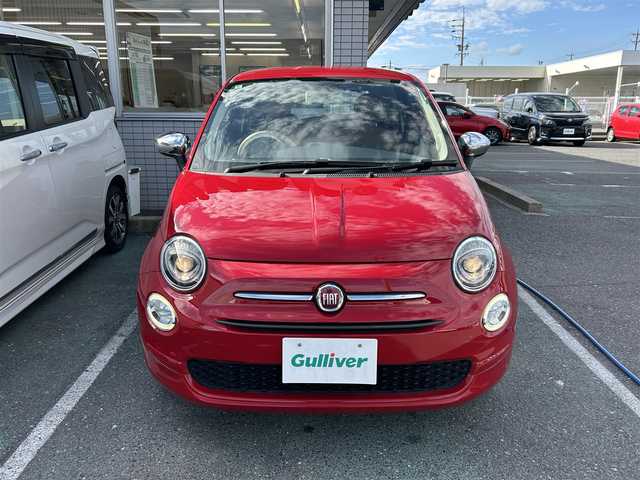 フィアット ５００ スーパーポップ 愛知県 2017(平29)年 6万km 赤 /禁煙/正規ディーラー車//メモリナビ/CD/DVD/SD/BT/MSV//ドライブレコーダー/ETC//革調シートカバー//革巻きステア/ステアスイッチ//キーレスキー//スペアタイヤ//新車時保証書//取扱説明書//ナビ取扱説明書