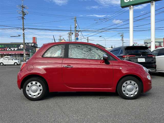フィアット ５００ スーパーポップ 愛知県 2017(平29)年 6万km 赤 /禁煙/正規ディーラー車//メモリナビ/CD/DVD/SD/BT/MSV//ドライブレコーダー/ETC//革調シートカバー//革巻きステア/ステアスイッチ//キーレスキー//スペアタイヤ//新車時保証書//取扱説明書//ナビ取扱説明書