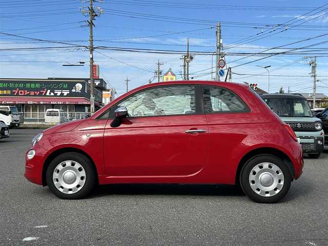 フィアット ５００ スーパーポップ 愛知県 2017(平29)年 6万km 赤 /禁煙/正規ディーラー車//メモリナビ/CD/DVD/SD/BT/MSV//ドライブレコーダー/ETC//革調シートカバー//革巻きステア/ステアスイッチ//キーレスキー//スペアタイヤ//新車時保証書//取扱説明書//ナビ取扱説明書