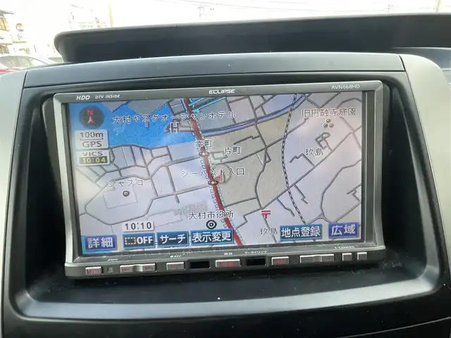 トヨタ ノア S 長崎県 2008(平20)年 14.5万km パール 純正HDDナビ/バックカメラ/左側パワースライドドア/ETC/スペアキー