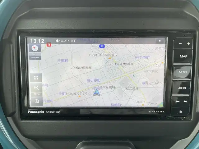 スズキ ハスラー HYBRID X 熊本県 2021(令3)年 2.4万km デニムブルー ガンメタリック 2トーン 純正ナビ/AM/FM/CD/DVD/BT/フルセグTV/バックカメラ/衝突軽減ブレーキ/レーンキープアシスト/アイドリングストップ/シートヒーター（D席N席）/オートマチックハイビーム/オートライト/フォグランプ/LEDヘッドライト/プッシュスタート/スマートキー/純正フロアマット/ビルトインETC/盗難防止システム