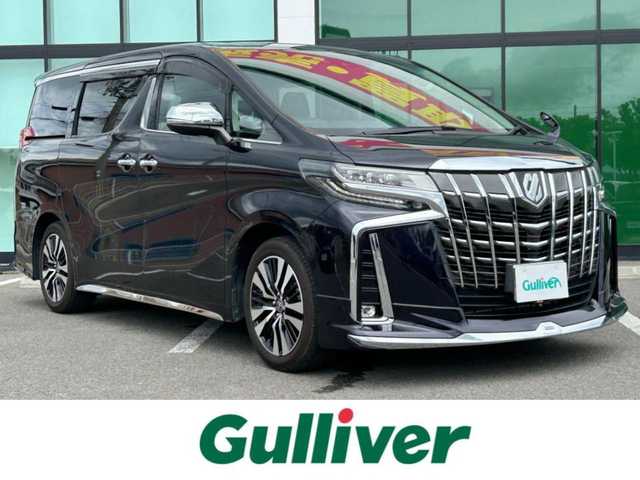 トヨタ アルファード S Cパッケージ 和歌山県 2022(令4)年 2.2万km スパークリングブラックパールクリスタルシャイン 純正ナビ/フルセグＴＶ/（BT/CD/DVD/AM/FM/USB)/バックカメラ/横滑り防止/レーダークルーズコントロール/レーンキープアシスト/衝突被害軽減ブレーキ/オートライト/ブラインドスポットモニター/前後コーナーセンサー/サンルーフ/フリップダウンモニター/前後ドライブレコーダー/ビルトインETC/前席/・シートベンチレーション/・シートヒーター/・パワーシート/D席シートメモリー/電動リアゲート/両側パワースライド/ステアリングリモコン/ステアリングヒーター/LEDヘッドライト/フォグランプ