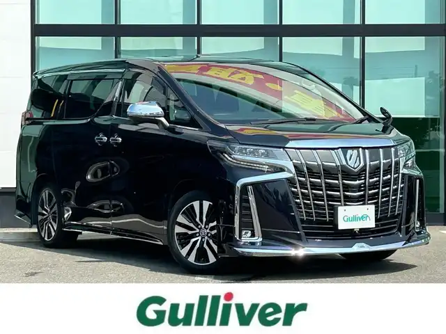 トヨタ アルファード S Cパッケージ 和歌山県 2022(令4)年 2.2万km スパークリングブラックパールクリスタルシャイン 純正ナビ/フルセグＴＶ/（BT/CD/DVD/AM/FM/USB)/バックカメラ/横滑り防止/レーダークルーズコントロール/レーンキープアシスト/衝突被害軽減ブレーキ/オートライト/ブラインドスポットモニター/前後コーナーセンサー/サンルーフ/フリップダウンモニター/前後ドライブレコーダー/ビルトインETC/前席/・シートベンチレーション/・シートヒーター/・パワーシート/D席シートメモリー/電動リアゲート/両側パワースライド/ステアリングリモコン/ステアリングヒーター/LEDヘッドライト/フォグランプ