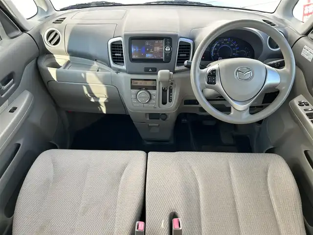 マツダ フレアワゴン XS 新潟県 2013(平25)年 8.9万km ホワイトパール 純正ナビ/片側パワスラ/ETC/前方ドラレコ/バックカメラ/プッシュスタート/スペアキー1本/ハロゲンライト/純正フロアマット
