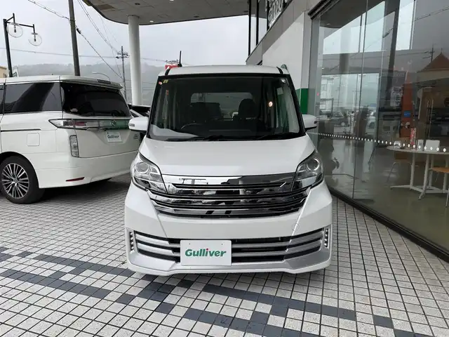 日産 デイズ ルークス ライダーHWSターボ 京都府 2014(平26)年 3.7万km ホワイトパール ワンオーナー車/純正メモリーナビ、地デジ、Bluetooth/アラウンドビューモニター/キセノンヘッドランプ/両側パワースライドドア /オートライト/ステアリグスイッチ/ETC/純正15インチアルミホイール/保証書/取扱説明書
