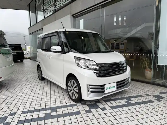 日産 デイズ ルークス ライダーHWSターボ 京都府 2014(平26)年 3.7万km ホワイトパール ワンオーナー車/純正メモリーナビ、地デジ、Bluetooth/アラウンドビューモニター/キセノンヘッドランプ/両側パワースライドドア /オートライト/ステアリグスイッチ/ETC/純正15インチアルミホイール/保証書/取扱説明書