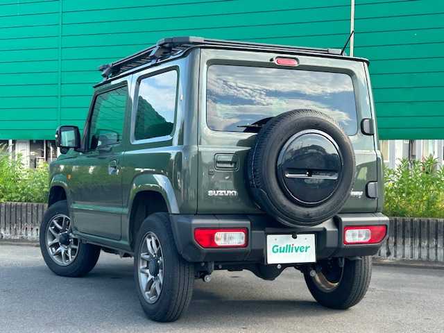 スズキ ジムニー XC 茨城県 2021(令3)年 4.9万km ジャングルグリーン ディスプレイオーディオ/Bluetooth接続/バックカメラ/ETC/クルーズコントロール/純正アルミホイール/前席シートヒーター/背面タイヤ/レーンキープアシスト/オートライト/ダウンヒルアシストコントロール/LEDヘッドライト/スマートキー
