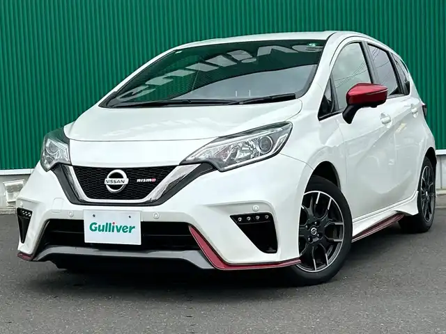 日産 ノート ニスモ 宮城県 2020(令2)年 3万km パール インテリジェントアラウンドビューモニター/＋インテリジェントルームミラー＋ドアミラーヒーター/LEDヘッドランプ/＝＝＝/インテリジェントエマージェンシーブレーキ/車線逸脱警報/踏み間違い防止アシスト/コーナーセンサー/ハイビームアシスト/純正ナビ（MP319D-W）/・CD/DVD/・Bluetooth/・フルセグTV/ETC/ドライブレコーダー/革巻きステアリング/ステアリングスイッチ/フォグランプ/オートライト/スマートキー＆プッシュスタート/電動格納ミラー/純正16インチAW/純正フロアマット/Wエアバッグ