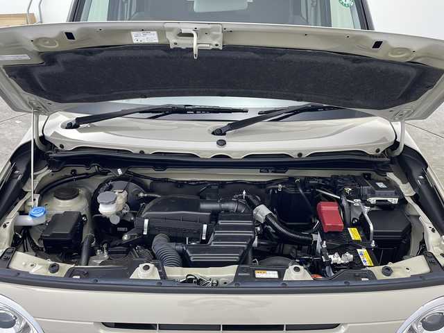 スズキ ラパン ＬＣ X 千葉県 2024(令6)年 0.3万km フォーンベージュメタリック/アーバンブラウン 2トーン セーフティサポート（予防安全技術）/・デュアルカメラブレーキサポート/・誤発進抑制機能（後方含む）/・後退時ブレーキサポート/・車線逸脱警報機能/・先行車発進お知らせ機能/・ハイビームアシスト/・リヤパーキングセンサー/・ふらつき警報機能/・標識認識機能/ハーフレザーシート/LEDヘッドライト/スマートキー