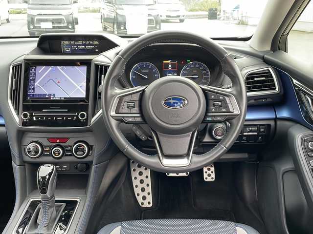 スバル ＸＶ ハイブリッド アドバンス 富山県 2019(令1)年 1.2万km グレー 禁煙車　/純正ＨＤＤナビ　/フルセグ　/アイサイト　/サイドカメラ　/コーナーセンサー　/ＬＥＤヘッドライト　/クルーズコントロール　/パワーシート　/パドルシフト　/スマートキー　/純正アルミホイール　/純正オーディオ/ウィンカーミラー/電動格納ミラー/プッシュスタート