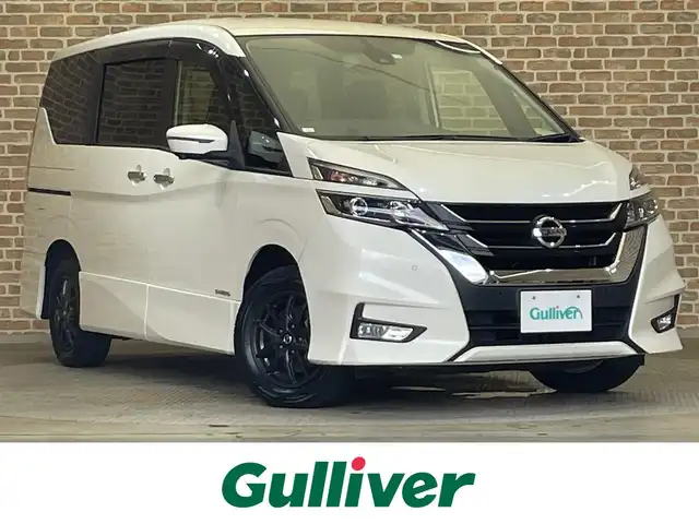 日産 セレナ ハイウェイスターVセレクションⅡ 岩手県 2018(平30)年 6.5万km ブリリアントホワイトパール ワンオーナー/４WD/ハンズフリーパワースライドドア/プロパイロット/インテリジェントルームミラー/アラウンドビューモニター/エマージェンシーブレーキ/前後ソナー/レーンアシスト/標識表示機能/パーキングアシスト/横滑り防止装置/アイドリングストップ/社外ナビ/フルセグTV/ドライブレコーダー/ETC/LEDヘッドライト/純正15インチアルミホイール