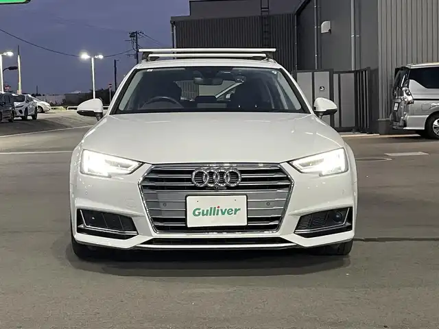 アウディ Ａ４ アバント 35TFSIスポーツ 千葉県 2019(令1)年 4.8万km グレイシアホワイトメタリック メーカーナビ/フルセグTV/Bluetooth/ETC2.0/クルーズコントロール/パドルシフト/ステアリングスイッチ/シートヒーター/スマートキー/純正フロアマット/パークアシスト/純正18インチアルミ/LEDヘッドライト