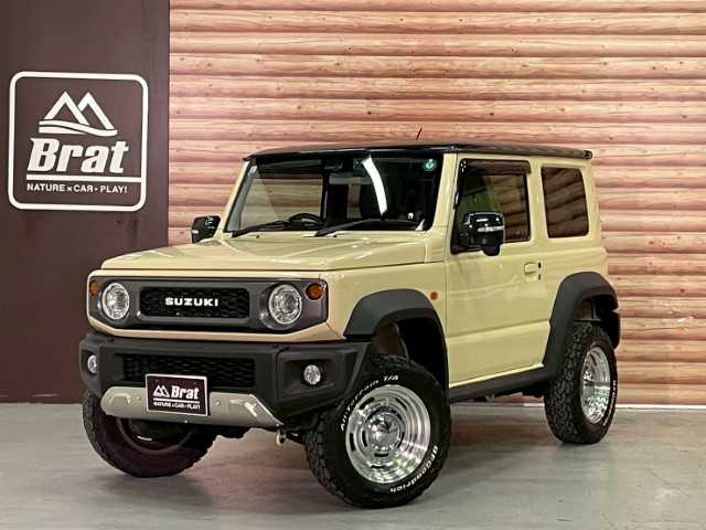 スズキ ジムニー シエラ JC 愛知県 2019(令1)年 4.7万km シフォンアイボリーメタリックブラック2トーンルーフ AIS検査済み/【2510005499】/ストラーダSDナビ/フルセグ/バックカメラ/ステアリングリモコン/クルーズコントロール/前席シートヒーター/ETC/前後ドラレコ/ロッソモデロマフラー（社外）/リフトアップキット（社外）/ウィンカーミラー/プッシュスタート/スマートキー/フロアマット/ドアバイザー/LEDヘッドライト/セーフティサポート/16AW DEANクロスカントリー（社外）/BFグッドリッチA/T KO2（社外）/フロントアンダーガード（社外）/フロントカメラ＋モニターセット（社外）/社外パーツ取付有