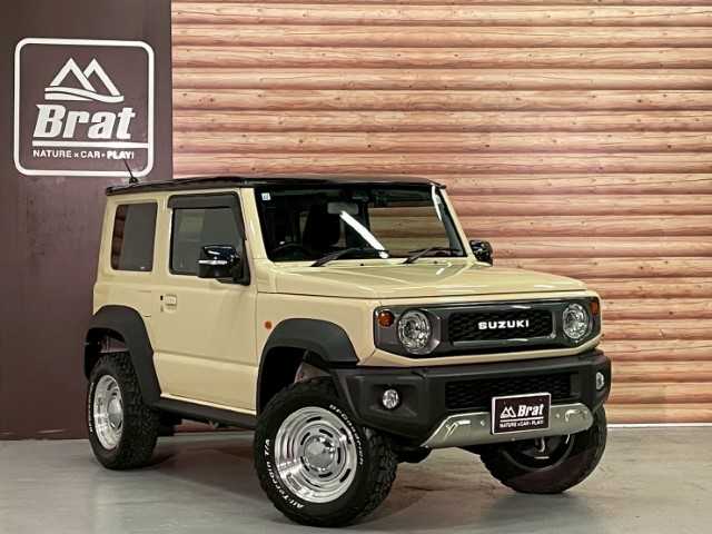 スズキ ジムニー シエラ JC 愛知県 2019(令1)年 4.7万km シフォンアイボリーメタリックブラック2トーンルーフ AIS検査済み/【2510005499】/ストラーダSDナビ/フルセグ/バックカメラ/ステアリングリモコン/クルーズコントロール/前席シートヒーター/ETC/前後ドラレコ/ロッソモデロマフラー（社外）/リフトアップキット（社外）/ウィンカーミラー/プッシュスタート/スマートキー/フロアマット/ドアバイザー/LEDヘッドライト/セーフティサポート/16AW DEANクロスカントリー（社外）/BFグッドリッチA/T KO2（社外）/フロントアンダーガード（社外）/フロントカメラ＋モニターセット（社外）/社外パーツ取付有