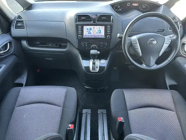 日産 セレナ ハイウェイスター 東京都 2011(平23)年 6.6万km スチールブルー ワンオーナー/純正ナビ/・DVD/フルセグTV/USBオーディオ/バックカメラ/後席エンターテイメントシステム/・後席ディスプレイ（リモコン付き）/パノラミックルーフ/両側パワースライドドア/ビルトインETC/取扱説明書/保証書