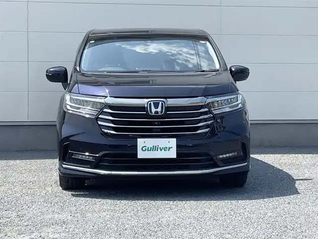 ホンダ オデッセイ アブソルート 茨城県 2021(令3)年 8.3万km プレミアムヴィーナスブラックP ワンオーナー/純正ナビ/　(VXU-217DYi)/フルセグ/全方位カメラ/Bluetooth/ETC2.0/AppleCarPlay/ドライブレコーダー/　(DRV-MR745)/ハーフレザーシート/3列シート/オットマン/運転席電動シート/LEDヘッドライト/後方コーナーセンサー/駐車支援機能/レーンキープアシスト/横滑り防止機能/純正アルミホイール/純正フロアマット