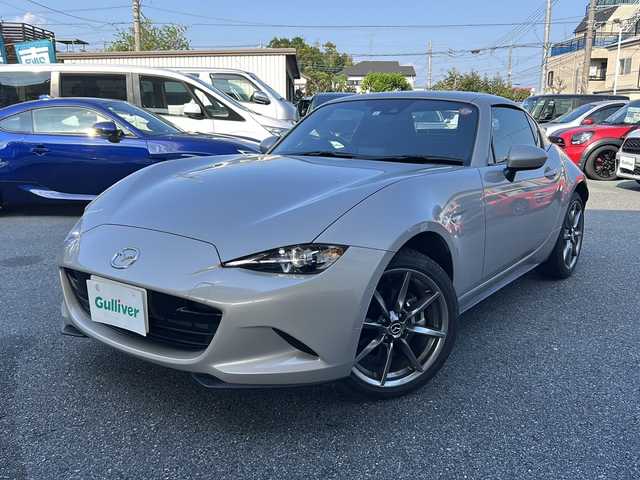 マツダ ロードスター ＲＦ S 埼玉県 2023(令5)年 0.7万km プラチナクォーツメタリック ワンオーナー/バックカメラ/クルーズコントロール/プッシュスタート/ETC/運転席エアバッグ	/助手席エアバッグ	/サイドエアバッグ	/ＡＢＳ（アンチロックブレーキ）	/トラクションコントロール	/前席シートベルトプリテンショナー	/前席シートベルトフォースリミッター	/サイドインパクトバー	/ブレーキアシスト	/衝突安全ボディ	/EBD	/盗難防止装置/エアコン	フルオート/パワーウィンド	/集中ドアロック	/ステアリングホイールテレスコピック機構	/ステアリングホイールチルト	/クルーズコントロール	/本革巻きステアリング	/アルミホイール	17インチ/横滑り防止装置	/衝突防止装置	/衝突防止装置名称	スマート・シティ・ブレーキ・サポート/衝突軽減装置	/ヒルスタートアシスト	/レインセンサー	/クリアランスソナー/アイドリングストップ/AUX入力端子	/USB入力端子/シートヒーター運転席