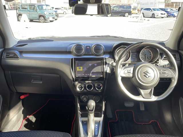 スズキ スイフト RS 島根県 2018(平30)年 4.5万km プレミアムシルバーメタリック ディーラーオプション8インチメモリナビゲーション/(AVIC-RLS901)/フルセグ BT CD DVD SD/レーダークルーズコントロール/パドルシフト/D/N席シートヒーター/社外前方ドライブレコーダー(VREC-DZ300)/4WD/ビルトインETC/LEDヘッドライト/AUTOライト/フォグライト/純正18インチアルミホイール/純正ドアバイザー/ISOFIX/シートリフター/電動格納ミラー/ウィンカーミラー