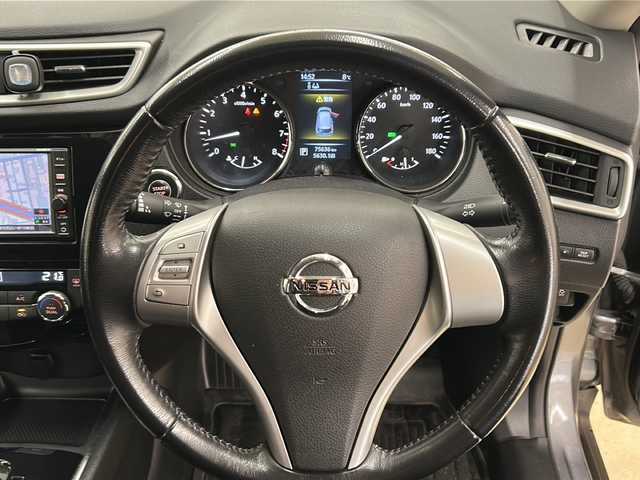 日産 エクストレイル 20X エマージェンシーブレーキ 道央・札幌 2016(平28)年 7.6万km ダークメタルグレー 4WD/純正SDナビCD/AM/FM/BT/フルセグ/バックカメラ/純正ドライブレコーダー/純正エンジンスターター/前席シートヒーター/ヒルディセントコントロール/ステアリングスイッチ/ETC/ミラーヒーター/クリアランスソナー/ウィンカーミラー/アイドリングストップ/横滑り防止/オートライト/レザーステアリング/ステアリングスイッチ/スマートキー/スペアキー/電格ミラー/バニティミラー/純正フロアマット/取扱説明書/保証書/ナビ説明書