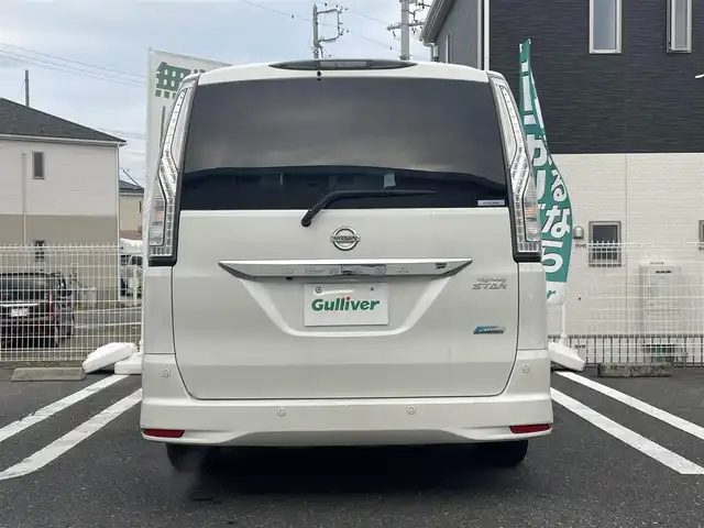 日産 セレナ ハイウェイS S HV Aセーフ 三重県 2014(平26)年 12.1万km ブリリアントホワイトパール 登録時121053Km/ナビ/（AM・FM・CD・DVD・Bluetooth・AUX）/ワンセグTV/スペアキー/両側パワースライドドア　/バッグカメラ　/アラウンドビューモニター　/クルーズコントロール/フリップダウンモニター　/ＬＥＤオートライト　/フォグライト/ステアリングリモコン　/レーンキープアシスト　/横滑り防止装置　/衝突軽減/ビルトインETC/エンジンプッシュ/取説/保証書