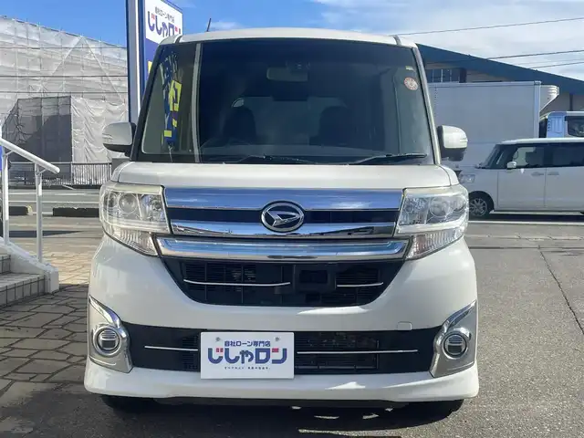 ダイハツ タント カスタム RS SA 秋田県 2014(平26)年 8.9万km パールホワイトⅢ (株)IDOMが運営する【じしゃロン秋田店】の自社ローン専用車両になりますこちらは現金またはオートローンご利用時の価格です。自社ローンご希望の方は別途その旨お申付け下さい/スマートアシスト/衝突回避支援ブレーキ機能/誤発進抑制機能(前方)/先行車発進お知らせ機能/純正SDナビ【CD/DVD/Bluetooth/SD/USB/VTR/iPod】/バックカメラ/フルセグTV/ETC/両側パワースライドドア/前方ドライブレコーダー/LEDヘッドライト
